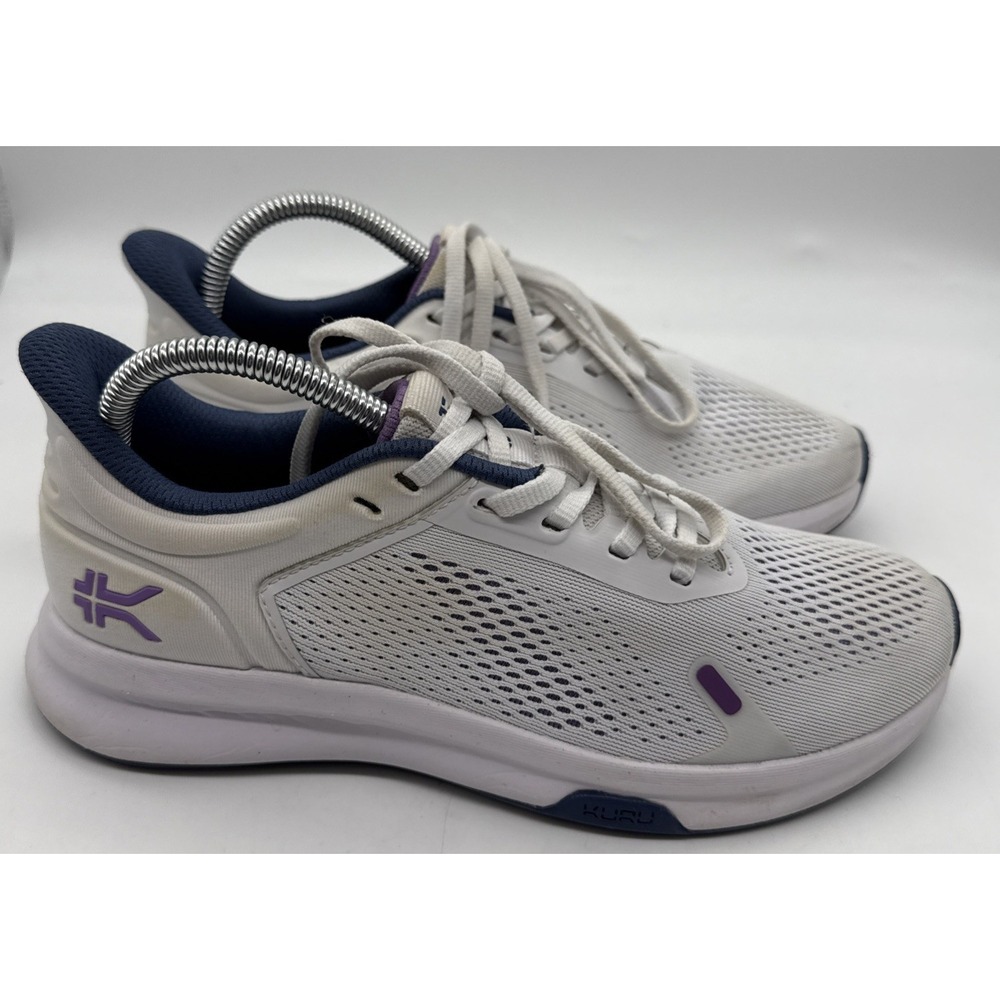 Kuru Atom Fusion Womens Size 8M White Athletic Running Walking Shoes Sneakers